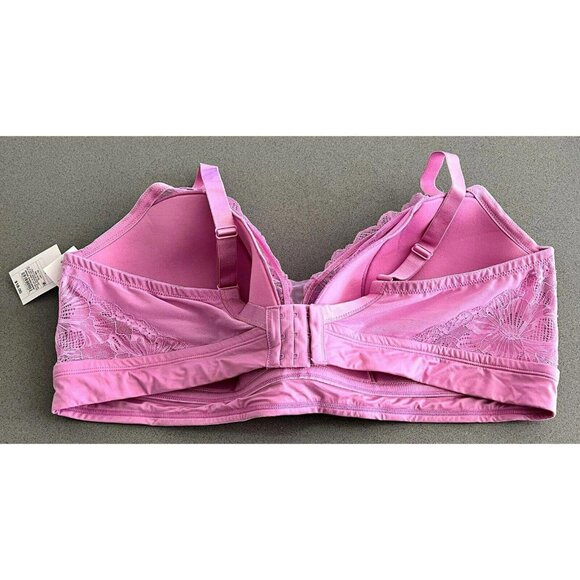 Auden Pink Lightly Lined Bralette Adjustable Straps Closure - Picture 2 of 2